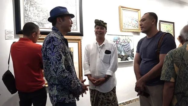 Karya 5 Seniman Lukis Dipamerkan di Balimoon Art Gallery